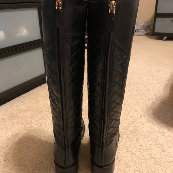 Tory Burch Black Riding Boots - Picture 5 of 6